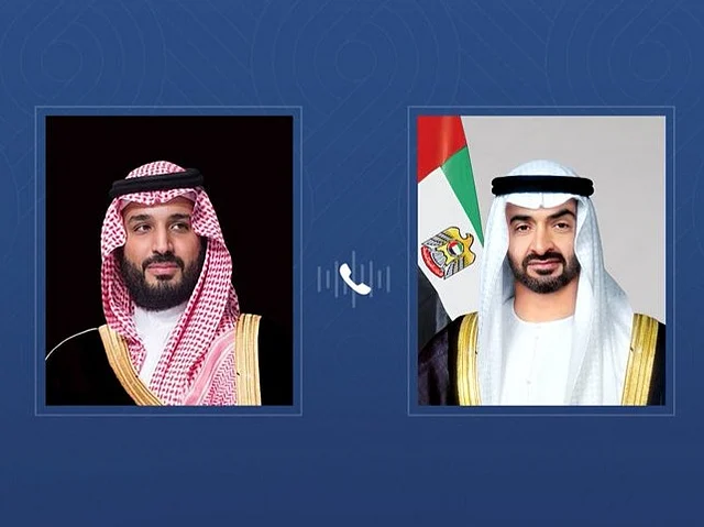 UAE President, Saudi Crown Prince Discuss Strengthening Ties and Regional Stability in Phone Call
