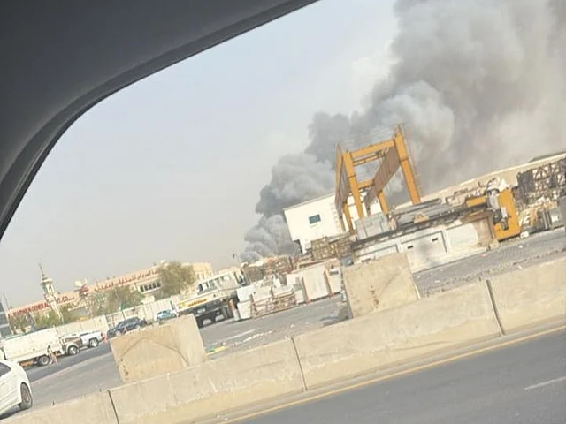 Fire breaks out in Sharjah’s industrial area