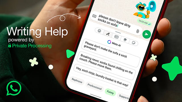 Writing Help Can Rephrase Your texts as WhatsApp launches AI writing tool