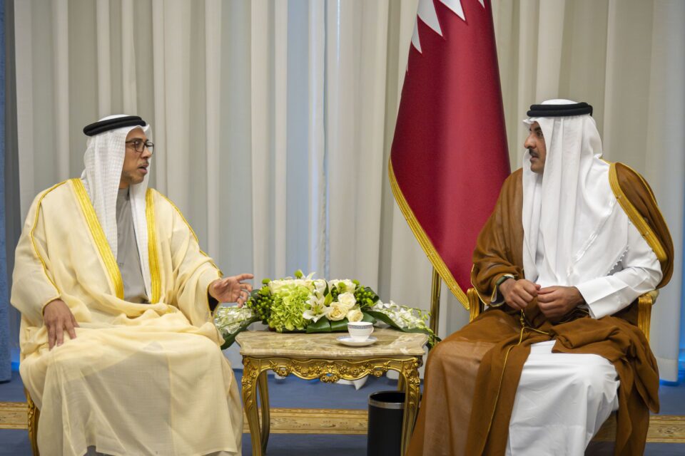 Mansour bin Zayed Qatar meeting