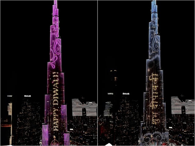 burj khalifa diwali celebration 2025