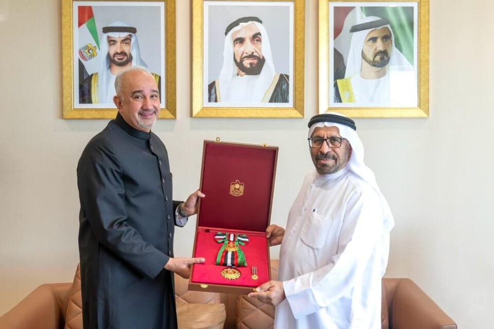 UAE President awards Pakistani Ambassador
