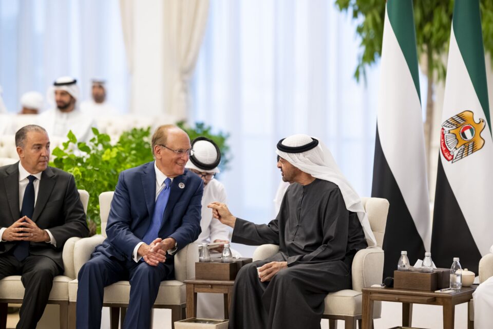 UAE President BlackRock meeting