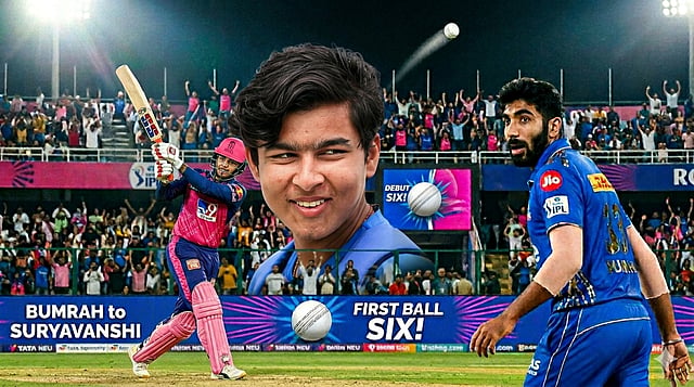 Sooryavanshi stuns Bumrah IPL