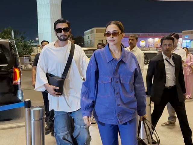 Deepika Ranveer airport appearance