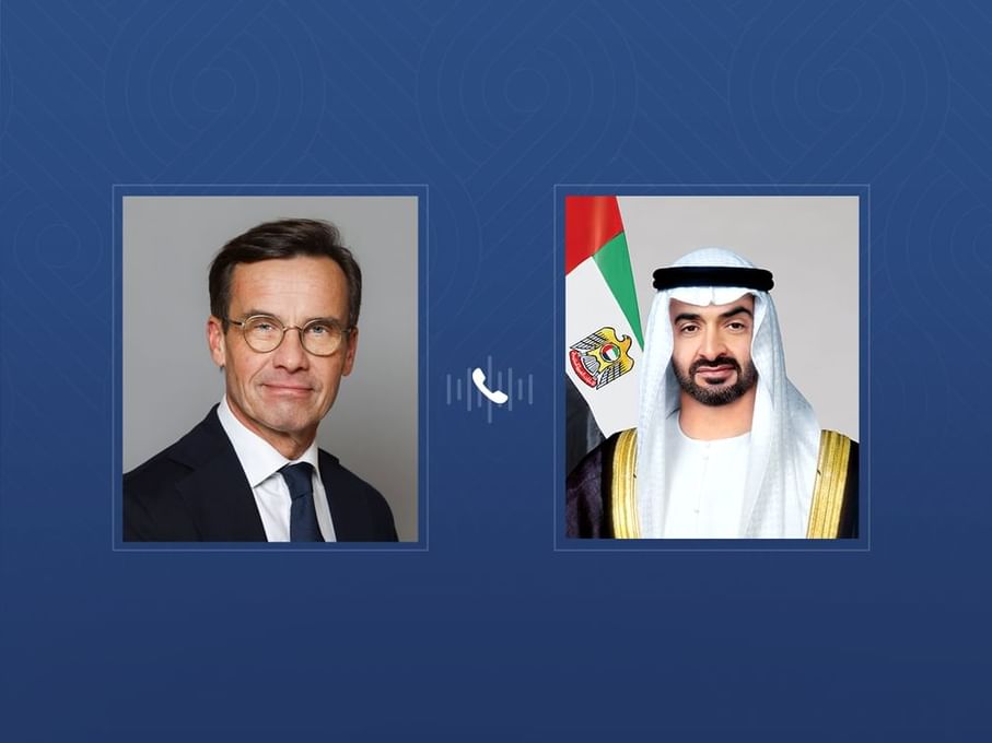 UAE President and Swedish Prime Minister