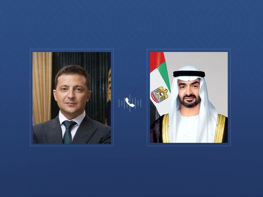 UAE and Ukraine Presidents