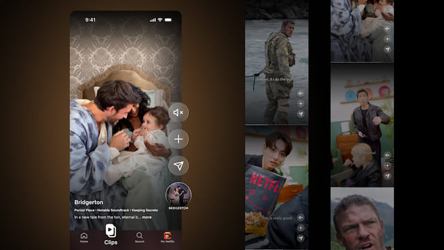 Netflix TikTok-style Clips feed