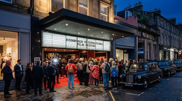 people at Edinburgh film festival