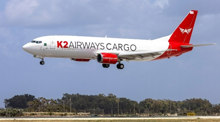 K2 Airways cargo plane