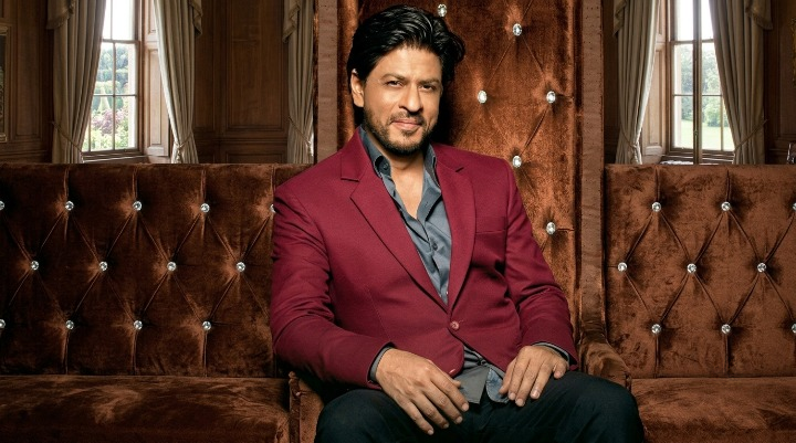 Shah Rukh Khan in Maroon Blazer Sitting