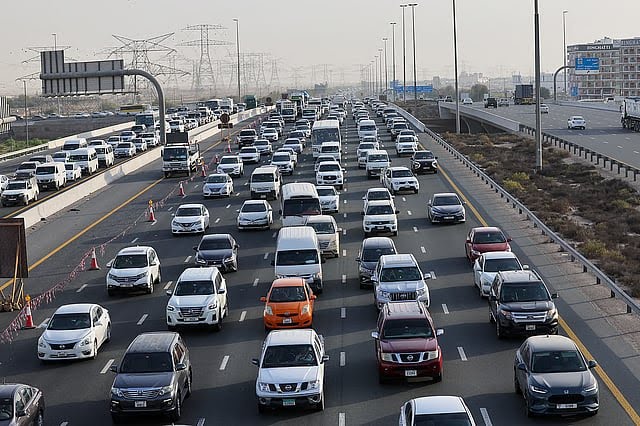 Sharjah Dubai Traffic Delays