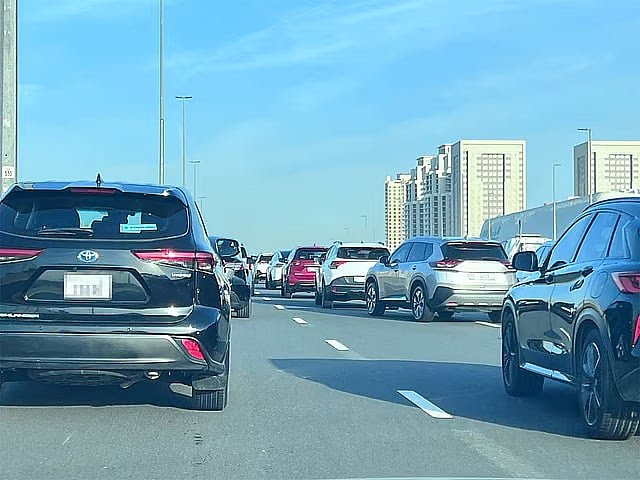 UAE Traffic Alert Today